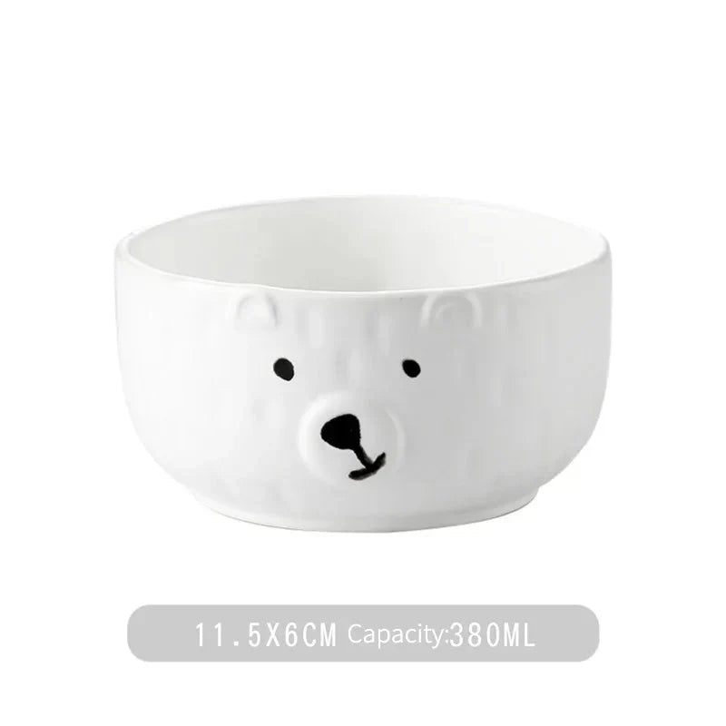 Cute Polar Bear Ceramic Dinnerware Set - PolarJoy