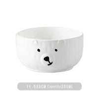 Cute Polar Bear Ceramic Dinnerware Set - PolarJoy