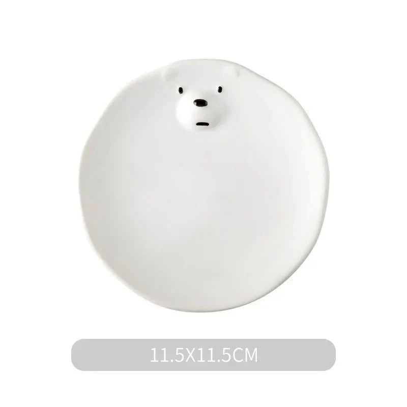 Cute Polar Bear Ceramic Dinnerware Set - PolarJoy