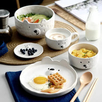 Cute Polar Bear Ceramic Dinnerware Set - PolarJoy