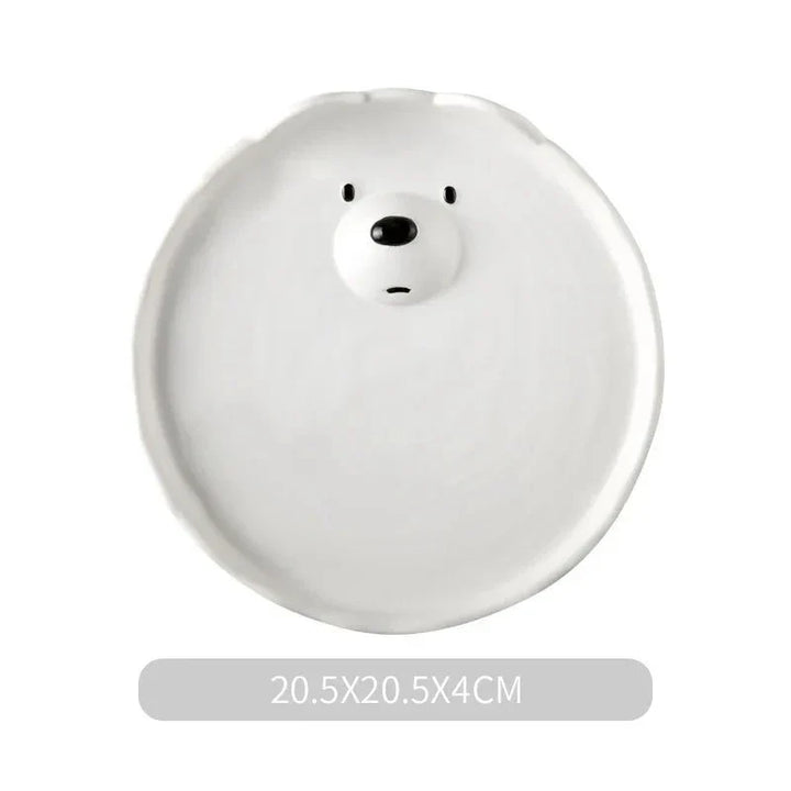 Cute Polar Bear Ceramic Dinnerware Set - PolarJoy