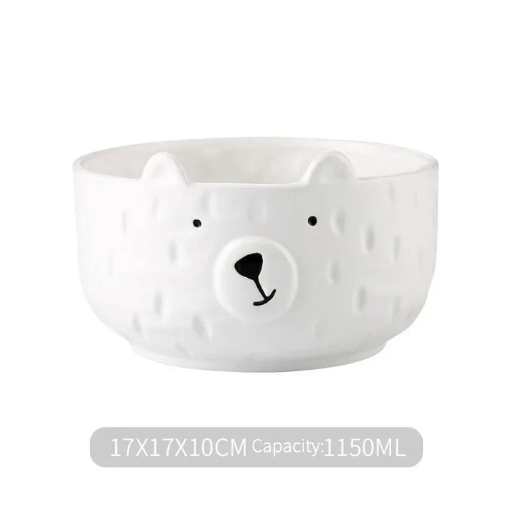 Cute Polar Bear Ceramic Dinnerware Set - PolarJoy