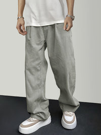 Casual Ribfluweel Herenbroek met Koordsluiting - Mason