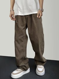 Casual Ribfluweel Herenbroek met Koordsluiting - Mason