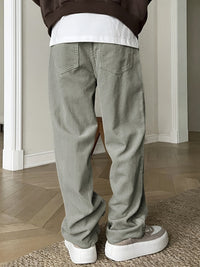 Casual Ribfluweel Herenbroek met Koordsluiting - Mason