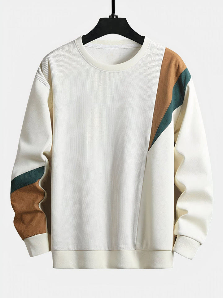 Men's Sweater with Color-Block Design – Ruben