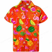 Tropical 3D Flamingo Shirt – Kai