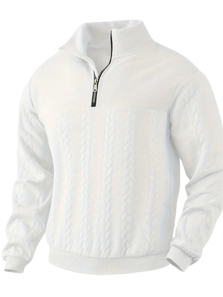 Vintage Men's Zip-Up Sweater - Victor