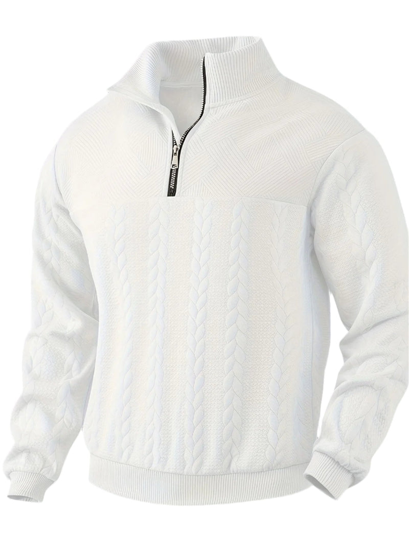 Vintage Men's Zip-Up Sweater - Victor