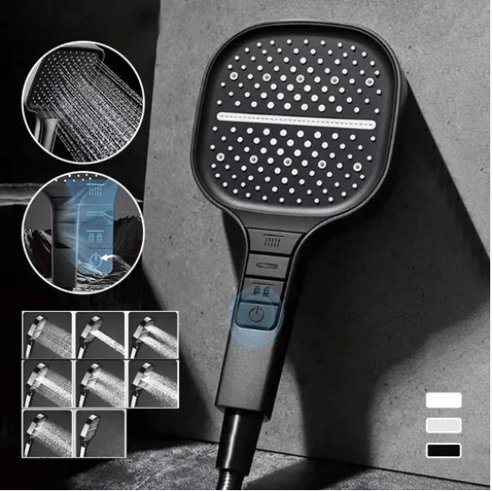 Luxury Showerhead with 7 Settings – HydraLux