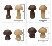 Drewniana lampka nocna LED w kształcie grzyba - GlowShroom