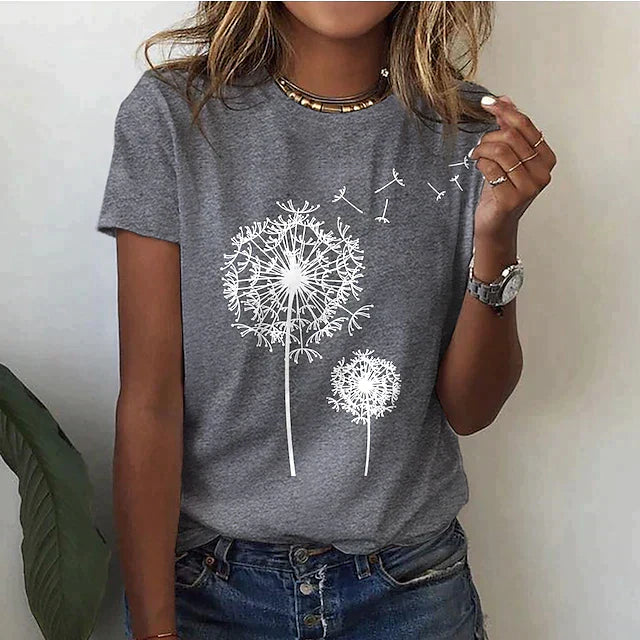 Comfortabel dames T-shirt met ronde hals & zachte stof – Rhea