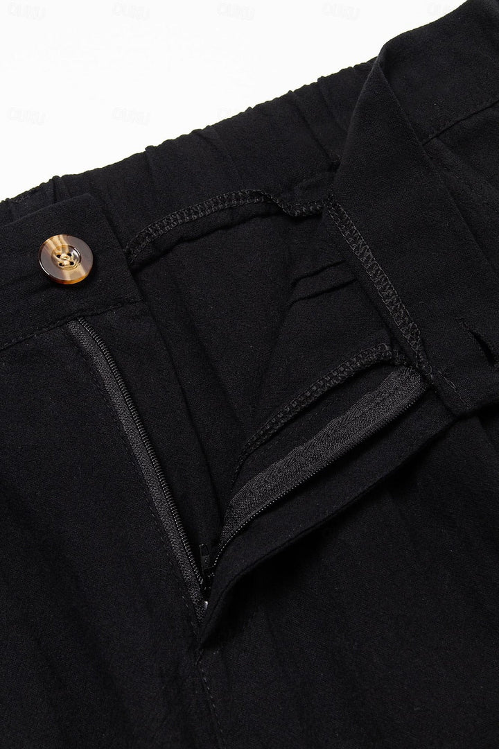 Stylish Linen-Cotton Men's Shorts – Milan