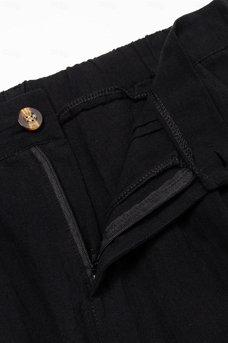 Stylish Linen-Cotton Men's Shorts – Milan