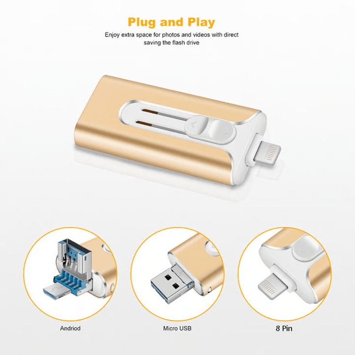 4-in-1 Memory Stick - Extra Storage Space for Your Phone 10
