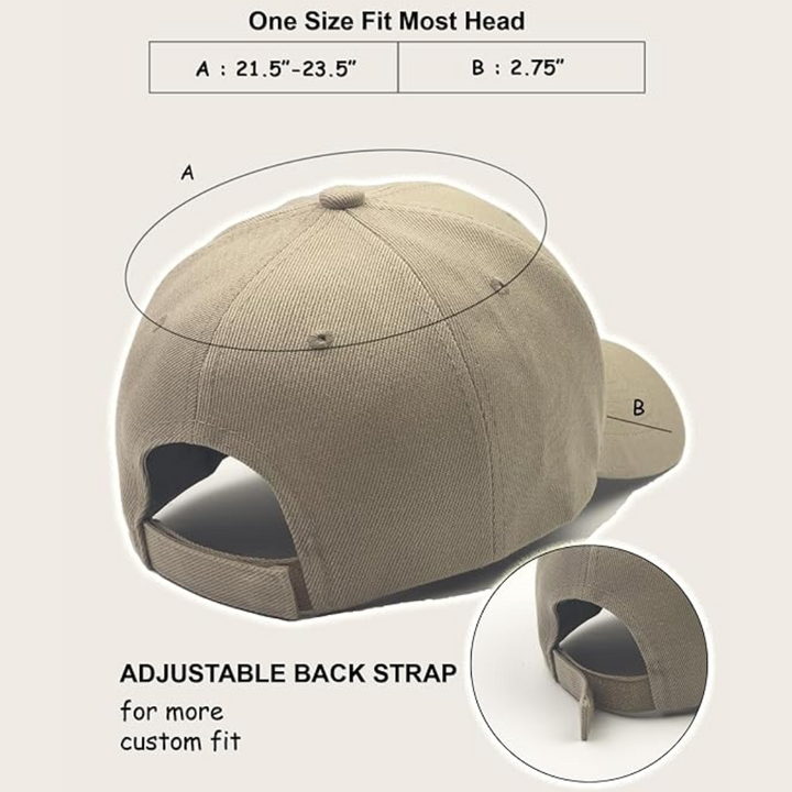 Durable Adjustable Performance Baseball Cap - Simon