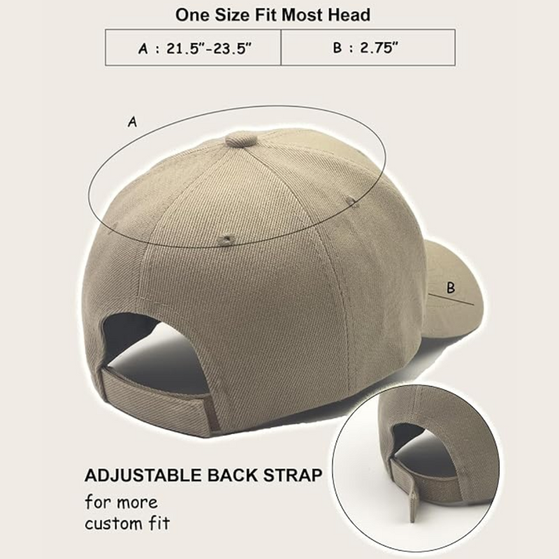 Durable Adjustable Performance Baseball Cap - Simon