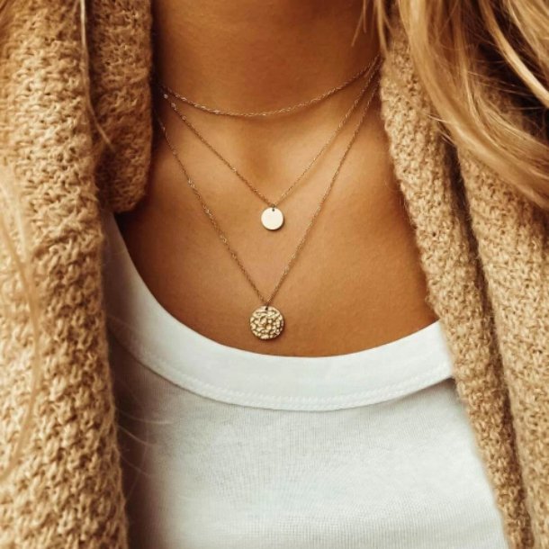 Stylish Layered Necklace - Aurora