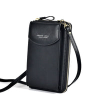 Compact PU Leather Shoulder Bag with Adjustable Strap