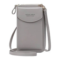 Compact PU Leather Shoulder Bag with Adjustable Strap