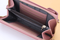 Compact PU Leather Shoulder Bag with Adjustable Strap