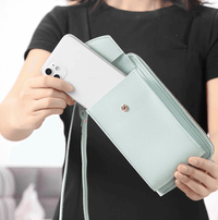 Compact PU Leather Shoulder Bag with Adjustable Strap