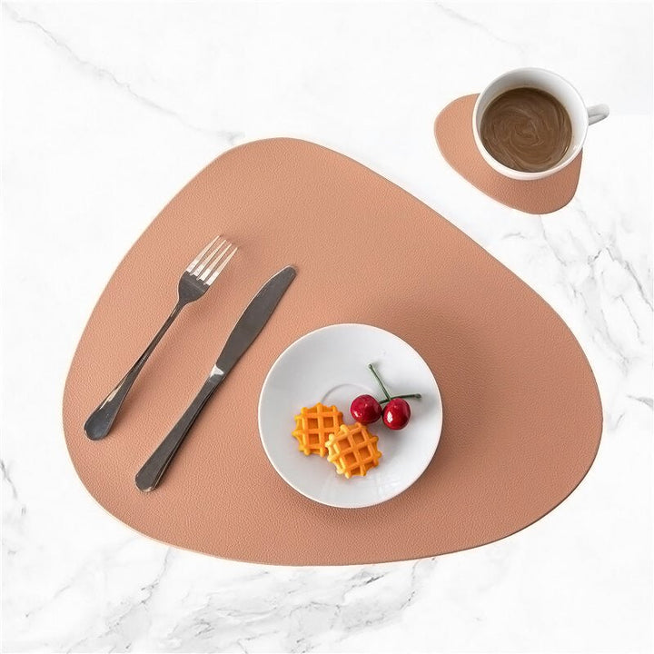 Waterproof Leather Placemat Set - Tablevo