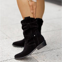 FrostStyle Boot | Stijlvolle Halve-Hoge Winterlaarzen voor Vrouwen