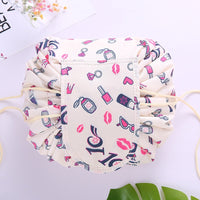 Portable Drawstring Cosmetic and Toiletry Bag - Travel Organizer