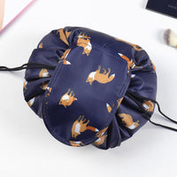 Portable Drawstring Cosmetic and Toiletry Bag - Travel Organizer