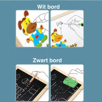 Magnetyczna dwustronna tablica do rysowania - MiniArt Studio