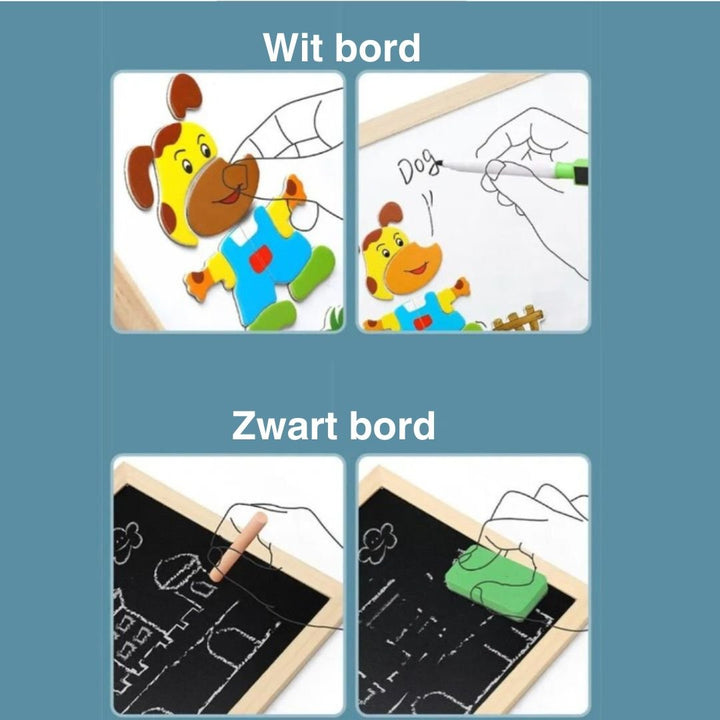 Magnetyczna dwustronna tablica do rysowania - MiniArt Studio