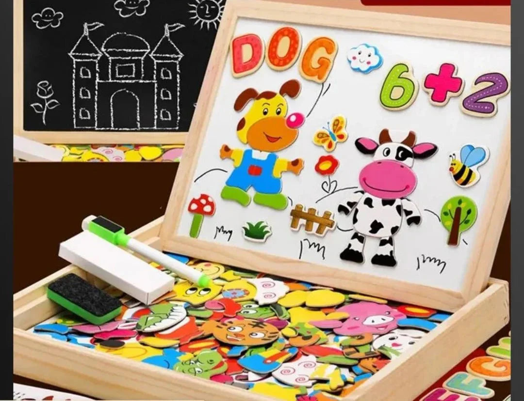 Magnetyczna dwustronna tablica do rysowania - MiniArt Studio