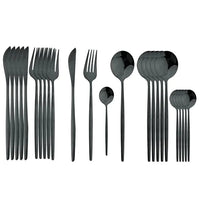 24-Piece Stainless Steel Cutlery Set – Aurinox