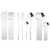 24-Piece Stainless Steel Cutlery Set – Aurinox