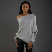 Trendy Off-Shoulder Sweater for Women - Livia