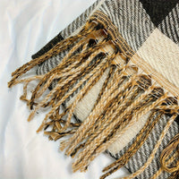 Plaid Women's Polyester Scarf for Autumn & Winter – Aurelie