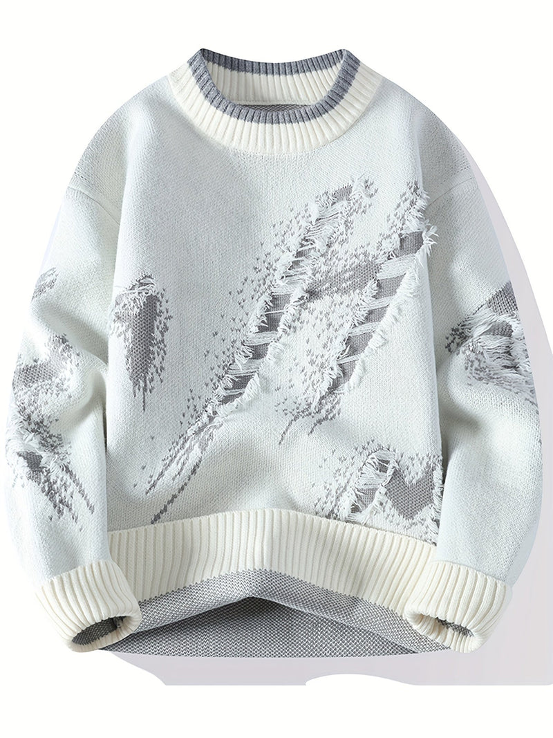 Trendy Oversized Knitted Sweater - Ethan