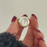 Pinctada Albina Silver Ring - Isla