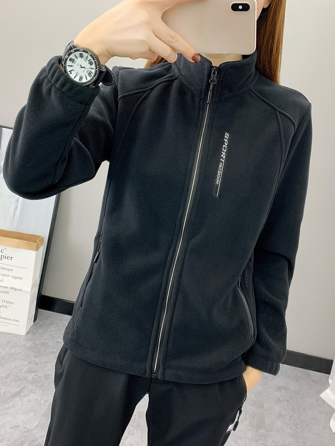 Ademende Fleece Jas - Aurora