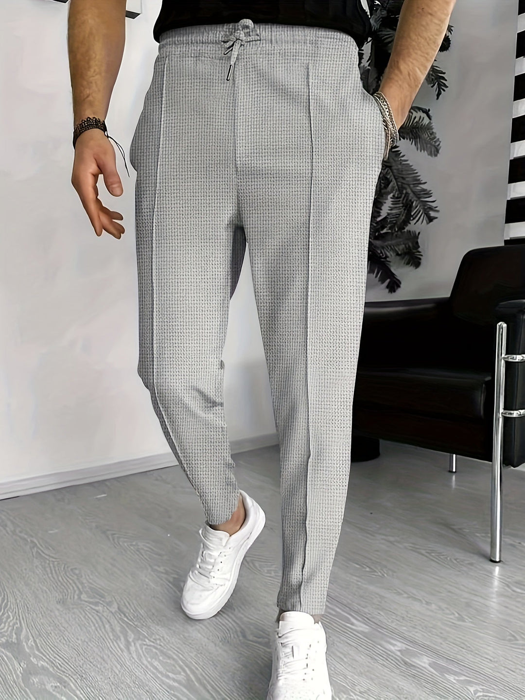 Comfortable Waffle Joggers for Men - Finn