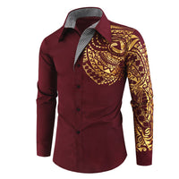Men's Shirt with Gold Details – Darius
