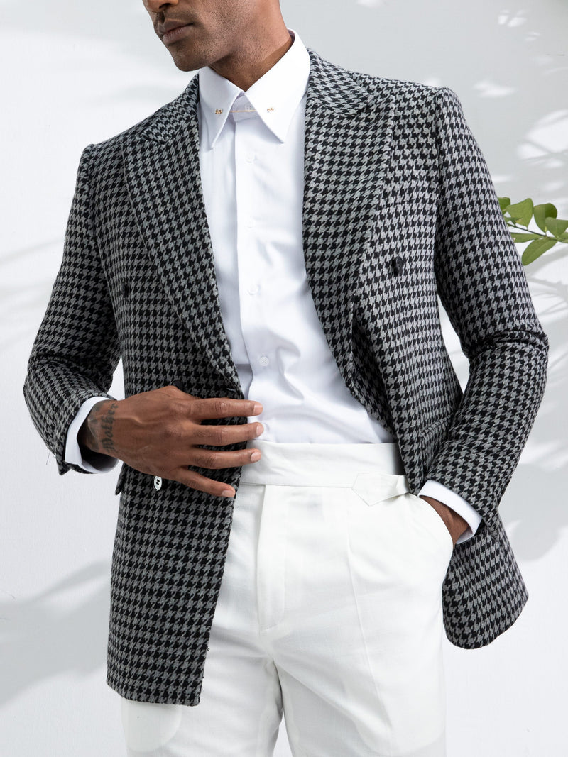 Stylish Checked Men's Blazer - Oliver