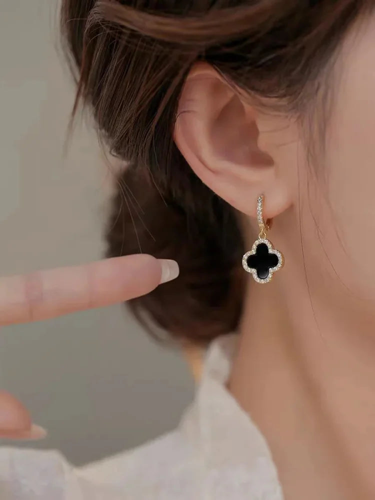 Four-Leaf Clover Earrings - Clara