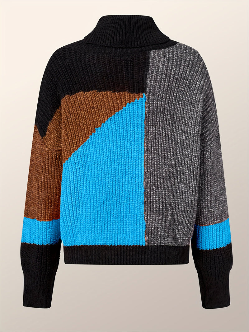 Warm Sweater with Collar - Lorena