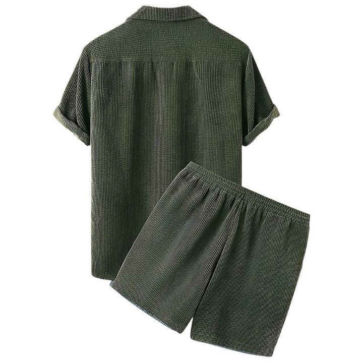 Two-piece men's velour summer set – Fabio