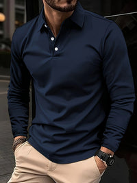 Men's Long-Sleeve Polo – Matthias