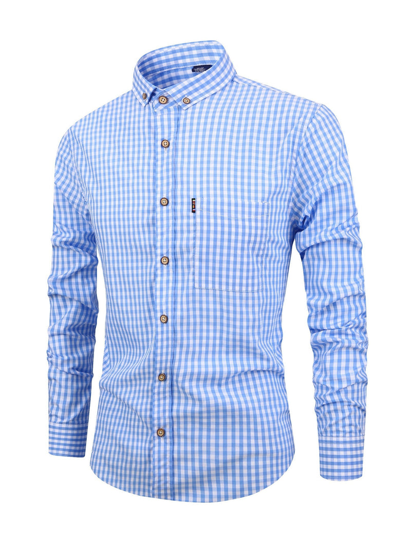 Checked Men's Shirt with Comfortable Fit – Jules