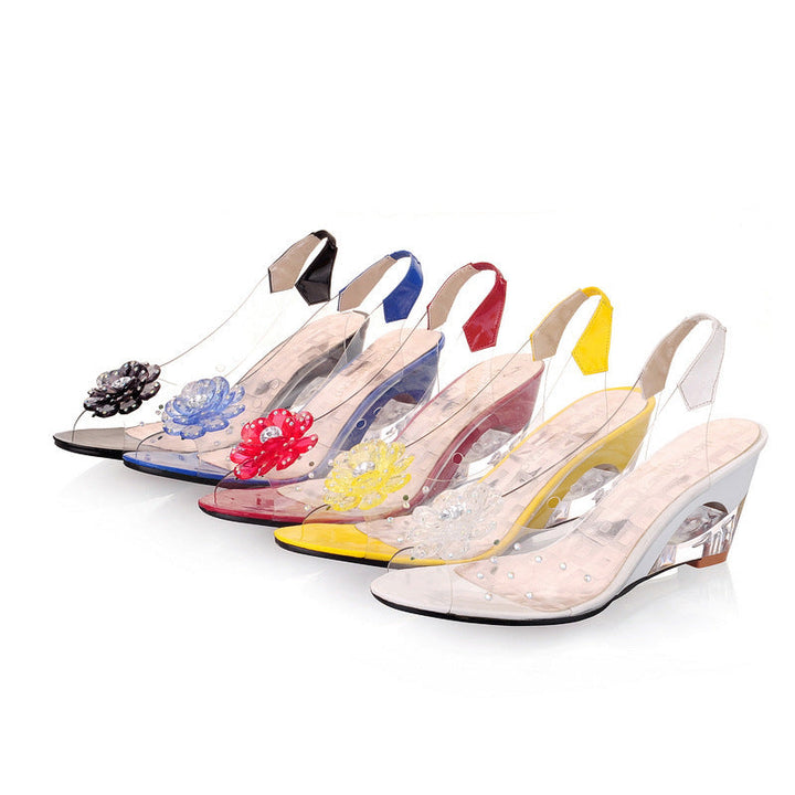 Shiny Wedge Heels – Sofia