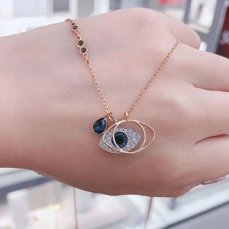 Evil Eye Necklace and Bracelet Set - Amira